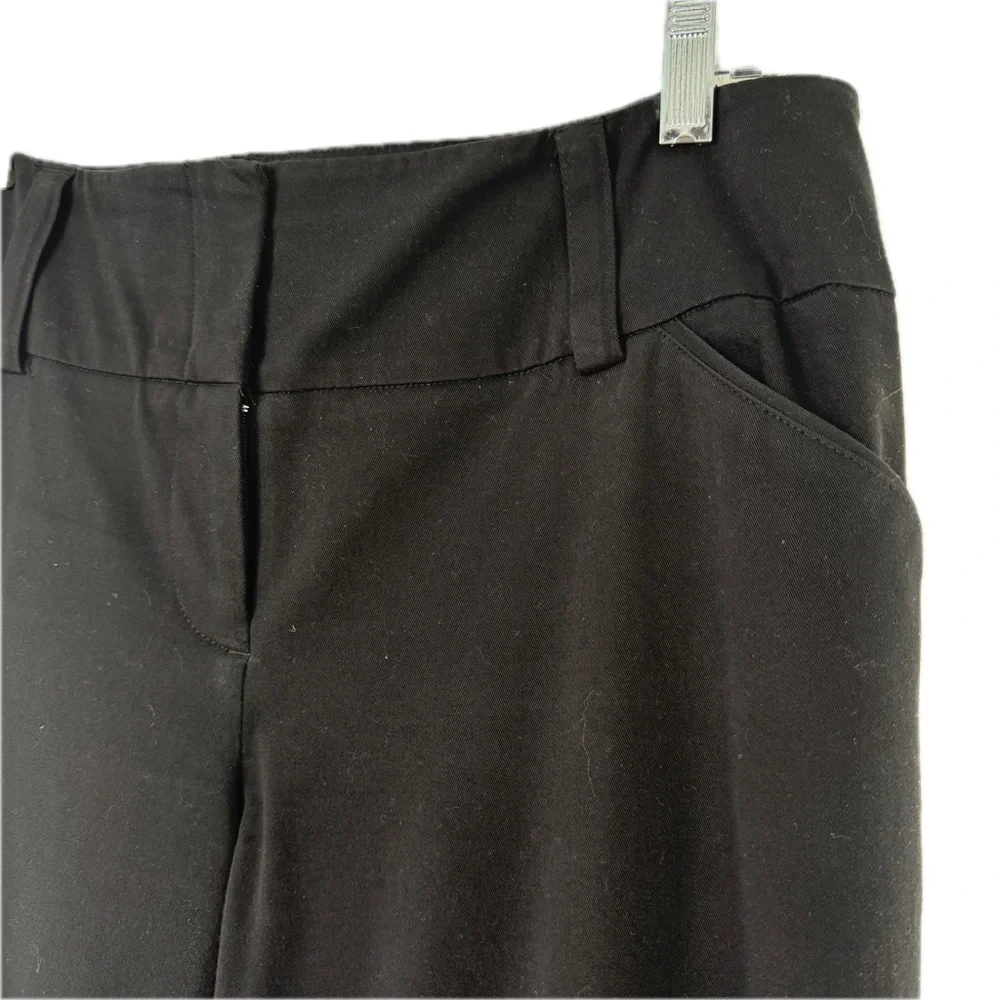 I.N.C. Mid-Rise Bootcut Black Pant Cotton Lycra with Pockets Size 10 Work Career